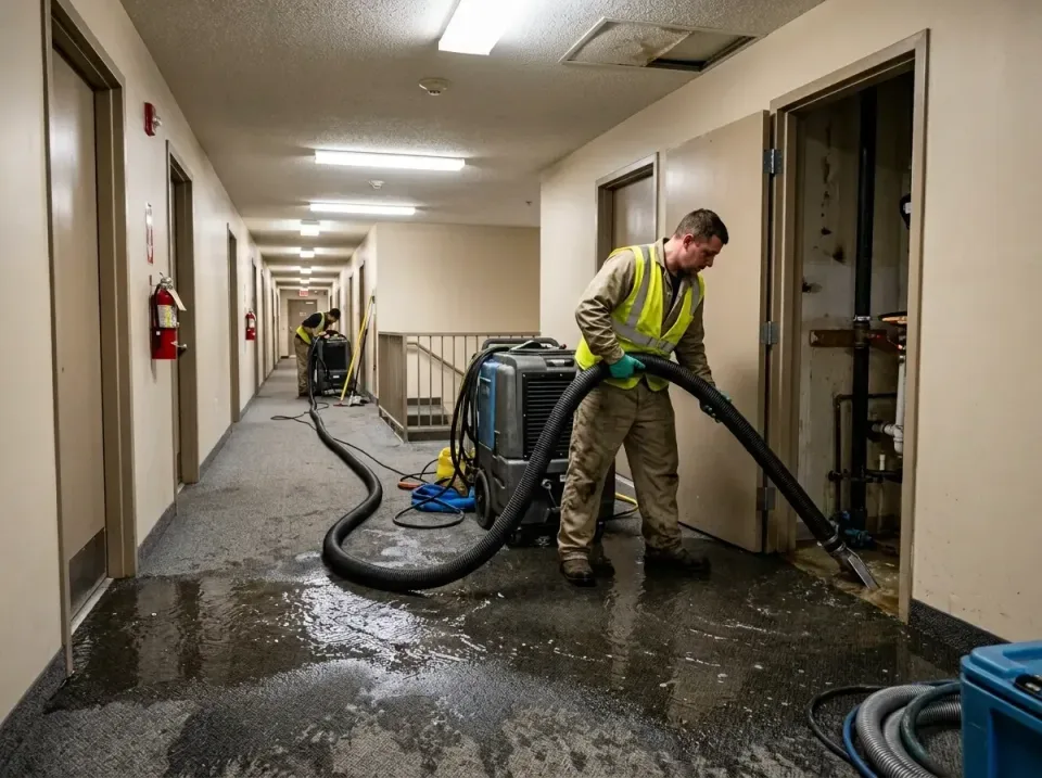 multi-unit-apartment-hallway-f-005 — frequently asked questions, Emergency Burst Pipe Water Extraction & Removal in Wingate,…